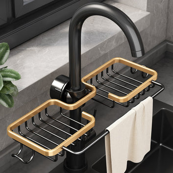 Kitchen Aluminum Sink Drain Rack