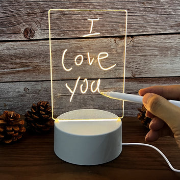 7 Colors LED Note Board Night Light